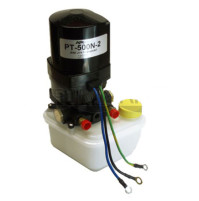 Mercruiser Late Model Sterndrive w/Oildyne Pump 3-Wire Motor/Plastic Res/2-Hose Pump #4 Inverted Fla, OE# 88183A12 - PT500N-2 - API Marine